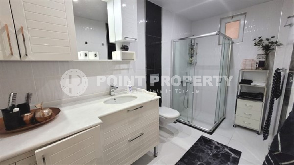 Функциональная двухкомнатная квартира в 200 метрах от Средиземного моря, центр Аланьи, Клеопатра-id-4593-фото-10