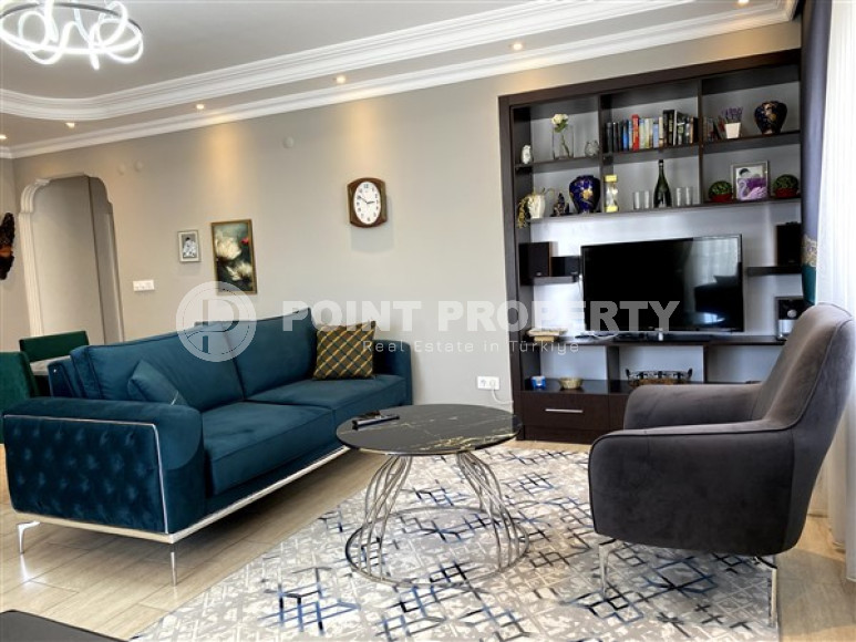 Пентхаус 4+1 в районе Оба на аренду для большой семьи в 300 м от моря.-id-4583-фото-3