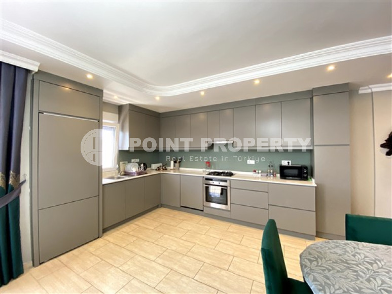 Пентхаус 4+1 в районе Оба на аренду для большой семьи в 300 м от моря.-id-4583-фото-4