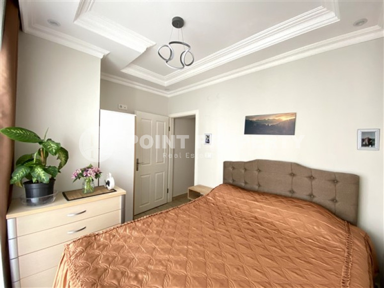 Пентхаус 4+1 в районе Оба на аренду для большой семьи в 300 м от моря.-id-4583-фото-8