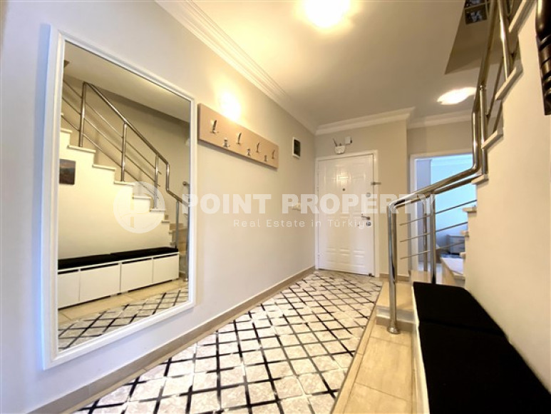 Пентхаус 4+1 в районе Оба на аренду для большой семьи в 300 м от моря.-id-4583-фото-10