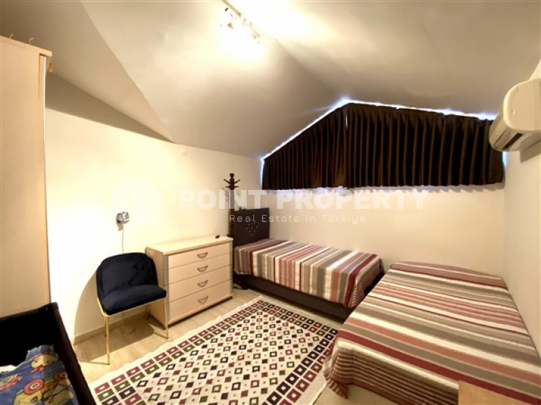 Пентхаус 4+1 в районе Оба на аренду для большой семьи в 300 м от моря.-id-4583-фото-13