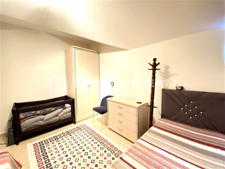 Пентхаус 4+1 в районе Оба на аренду для большой семьи в 300 м от моря.-id-4583-фото-14