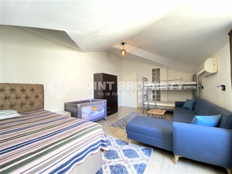 Пентхаус 4+1 в районе Оба на аренду для большой семьи в 300 м от моря.-id-4583-фото-15