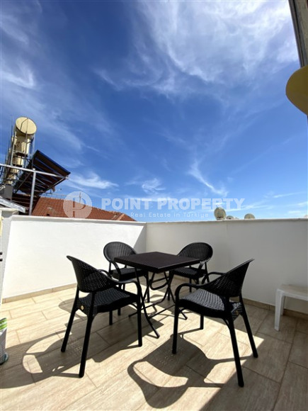 Пентхаус 4+1 в районе Оба на аренду для большой семьи в 300 м от моря.-id-4583-фото-24