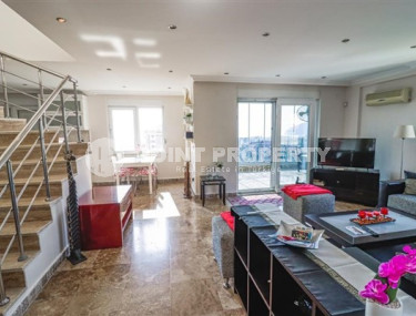 Spacious two-level 3+1 apartment on the 5th floor with an attic in a quiet, comfortable area of Alanya - Cikcilli.-id-4594-photo-3