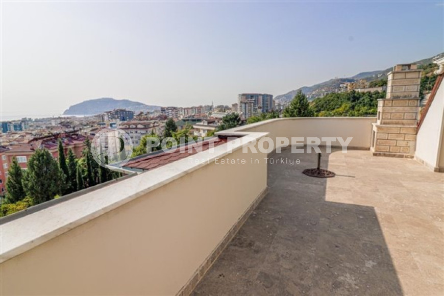 Spacious two-level 3+1 apartment on the 5th floor with an attic in a quiet, comfortable area of Alanya - Cikcilli.-id-4594-photo-13