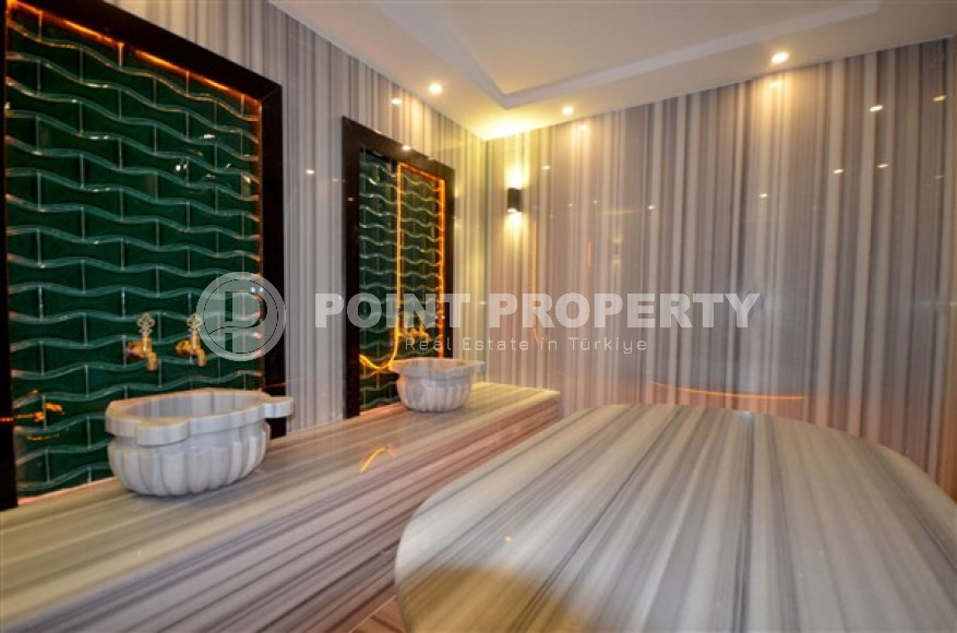 Стильная современная квартира в 200 метрах от пляжа Клеопатры в центре Аланьи.-id-4596-фото-6