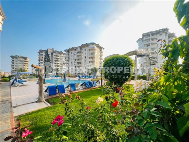 Spacious, bright apartment with two bedrooms 800 meters from the sea in a calm, landscaped area of Alanya - Cikcilli.-id-4602-photo-14