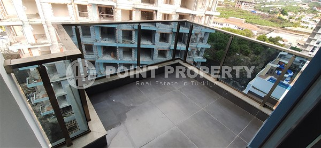 Small three-room penthouse 145 m2 in a residence built in 2021, Mahmutlar district-id-4605-photo-8