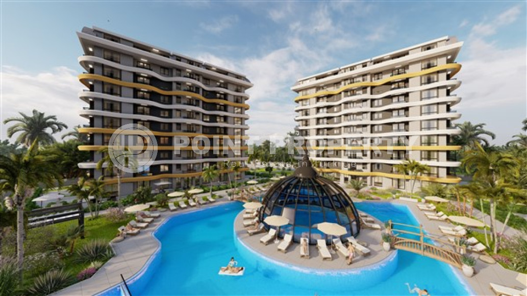 Двухкомнатные и трёхкомнатные апартаменты 45 - 111 м2 в новой резиденции, район Окурджалар-id-4613-фото-1