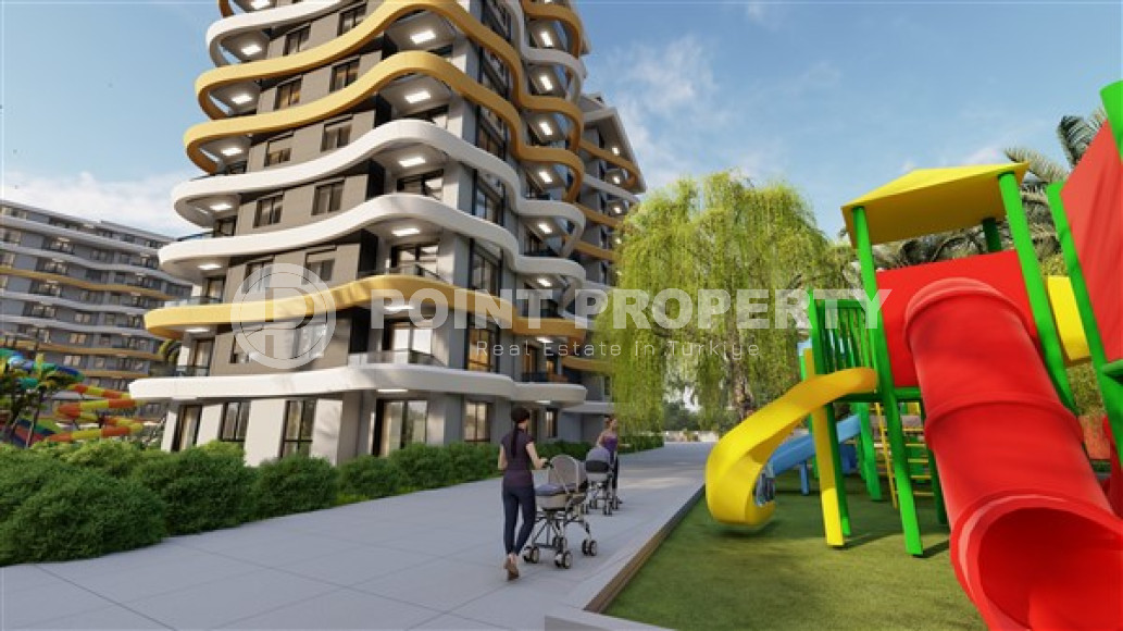 Двухкомнатные и трёхкомнатные апартаменты 45 - 111 м2 в новой резиденции, район Окурджалар-id-4613-фото-3