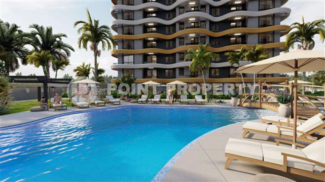 Двухкомнатные и трёхкомнатные апартаменты 45 - 111 м2 в новой резиденции, район Окурджалар-id-4613-фото-4