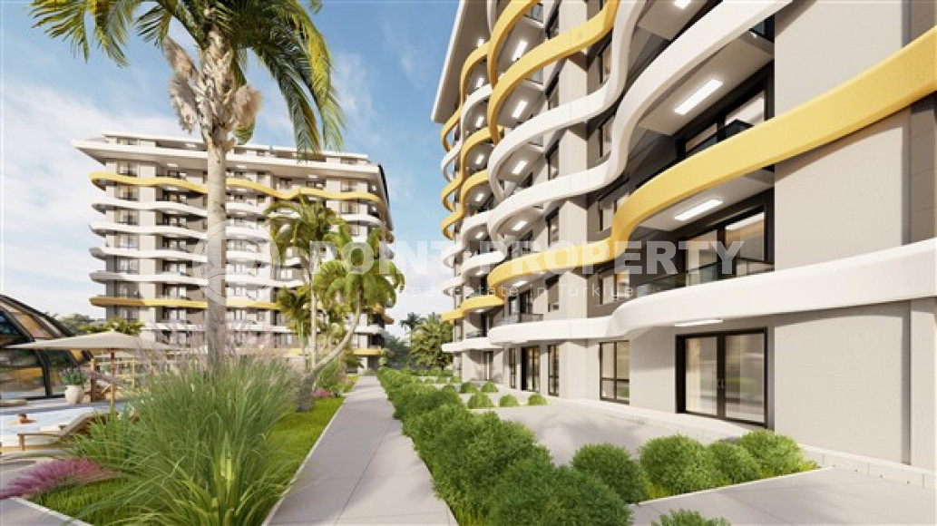 Двухкомнатные и трёхкомнатные апартаменты 45 - 111 м2 в новой резиденции, район Окурджалар-id-4613-фото-8