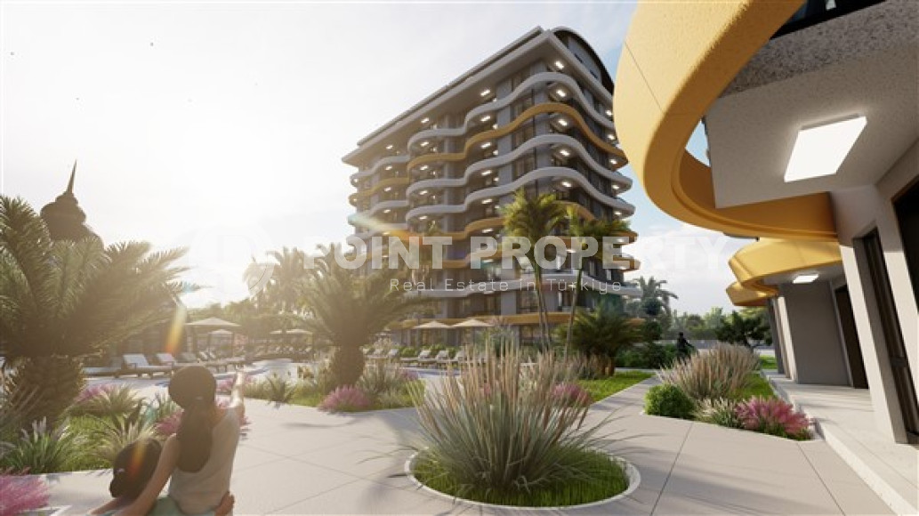 Двухкомнатные и трёхкомнатные апартаменты 45 - 111 м2 в новой резиденции, район Окурджалар-id-4613-фото-9