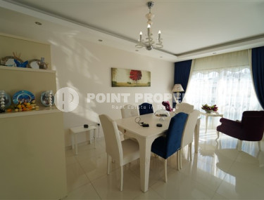 Меблированный дуплекс-пентхаус 3+1, 185м², с видом на море в районе Кестель, Аланья-id-1379-фото-5