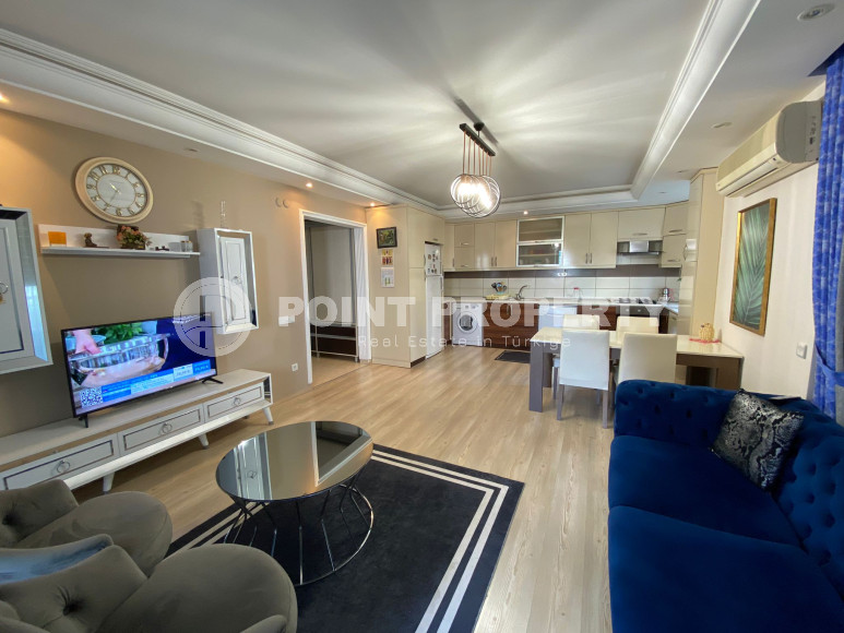 Трехкомнатная квартира на аренду в резиденции с бассейном в районе Махмутлар, Алания.-id-4618-фото-2