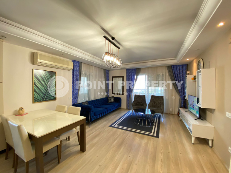 Трехкомнатная квартира на аренду в резиденции с бассейном в районе Махмутлар, Алания.-id-4618-фото-3