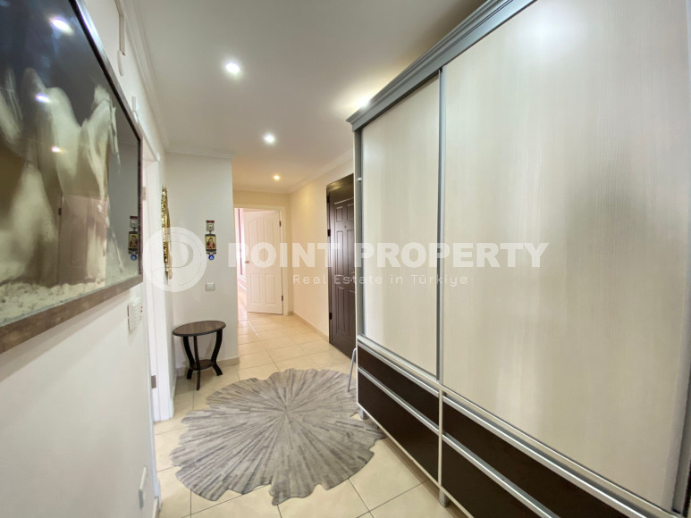 Трехкомнатная квартира на аренду в резиденции с бассейном в районе Махмутлар, Алания.-id-4618-фото-12