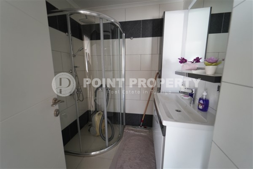 Меблированный дуплекс-пентхаус 3+1, 185м², с видом на море в районе Кестель, Аланья-id-1379-фото-11