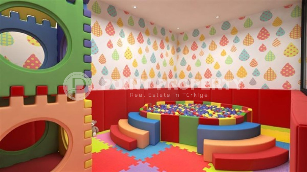 Небольшая квартира 1+1 на 3-м этаже в новой резиденции в центре престижного района Кестель.-id-4623-фото-9