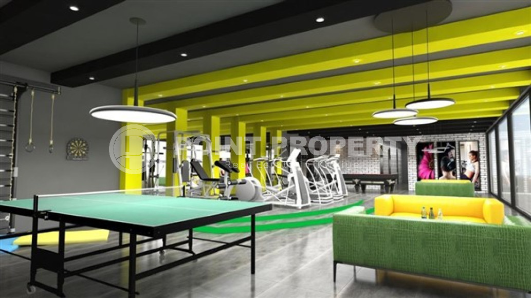 Небольшая квартира 1+1 на 3-м этаже в новой резиденции в центре престижного района Кестель.-id-4623-фото-10