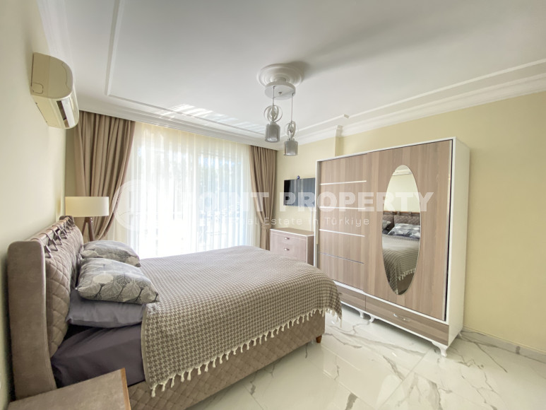 Трехкомнатные апартаменты для аренды в резиденции с бассейном в районе Махмутлар, Аланья.-id-4625-фото-5