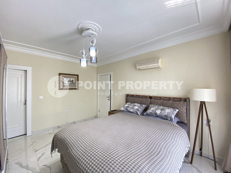 Трехкомнатные апартаменты для аренды в резиденции с бассейном в районе Махмутлар, Аланья.-id-4625-фото-8