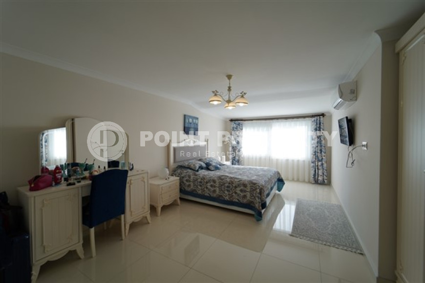 Меблированный дуплекс-пентхаус 3+1, 185м², с видом на море в районе Кестель, Аланья-id-1379-фото-18