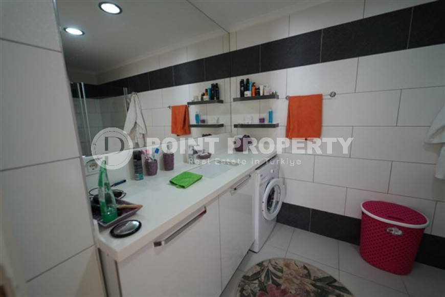 Меблированный дуплекс-пентхаус 3+1, 185м², с видом на море в районе Кестель, Аланья-id-1379-фото-20