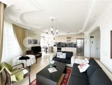Equipped three-room apartment 115 m2 with two balconies and furniture, Mahmutlar district-id-4629-photo-1