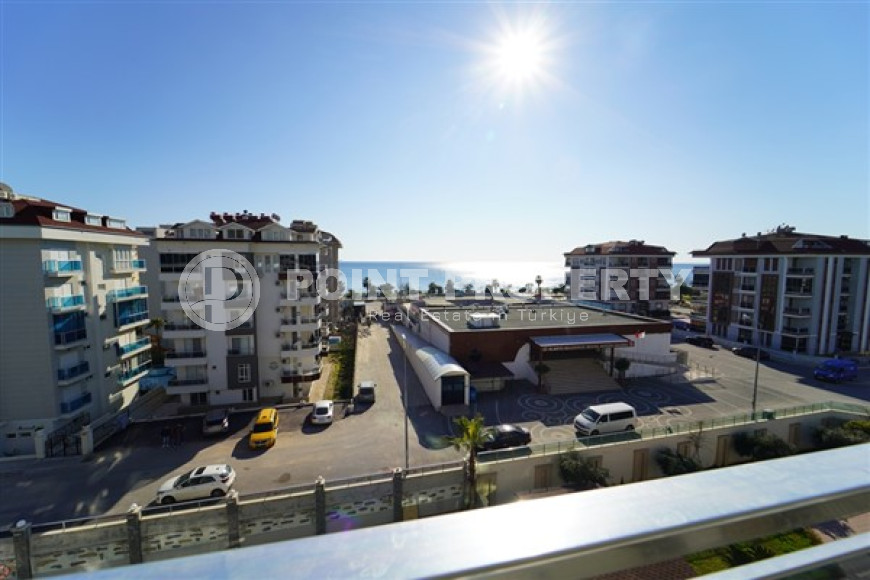 Меблированный дуплекс-пентхаус 3+1, 185м², с видом на море в районе Кестель, Аланья-id-1379-фото-24