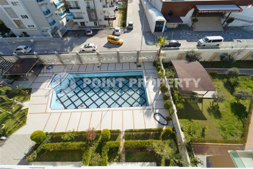 Меблированный дуплекс-пентхаус 3+1, 185м², с видом на море в районе Кестель, Аланья-id-1379-фото-25