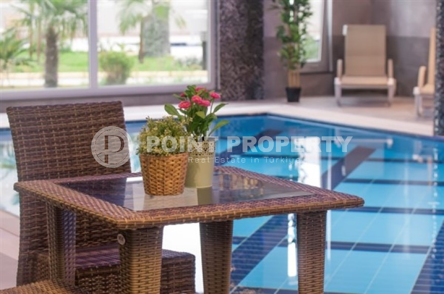 Меблированный дуплекс-пентхаус 3+1, 185м², с видом на море в районе Кестель, Аланья-id-1379-фото-27