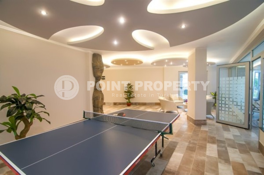 Меблированный дуплекс-пентхаус 3+1, 185м², с видом на море в районе Кестель, Аланья-id-1379-фото-29