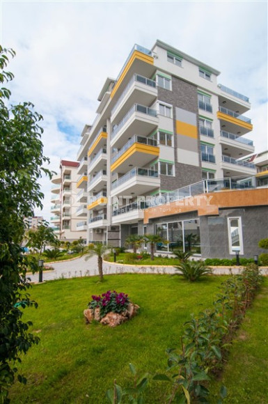 Меблированный дуплекс-пентхаус 3+1, 185м², с видом на море в районе Кестель, Аланья-id-1379-фото-32