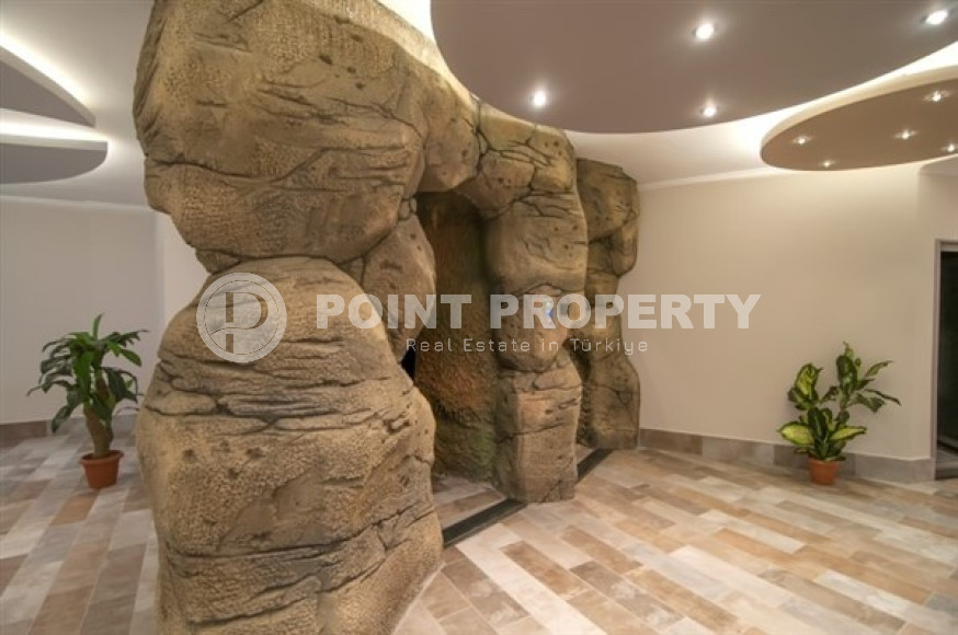 Меблированный дуплекс-пентхаус 3+1, 185м², с видом на море в районе Кестель, Аланья-id-1379-фото-33