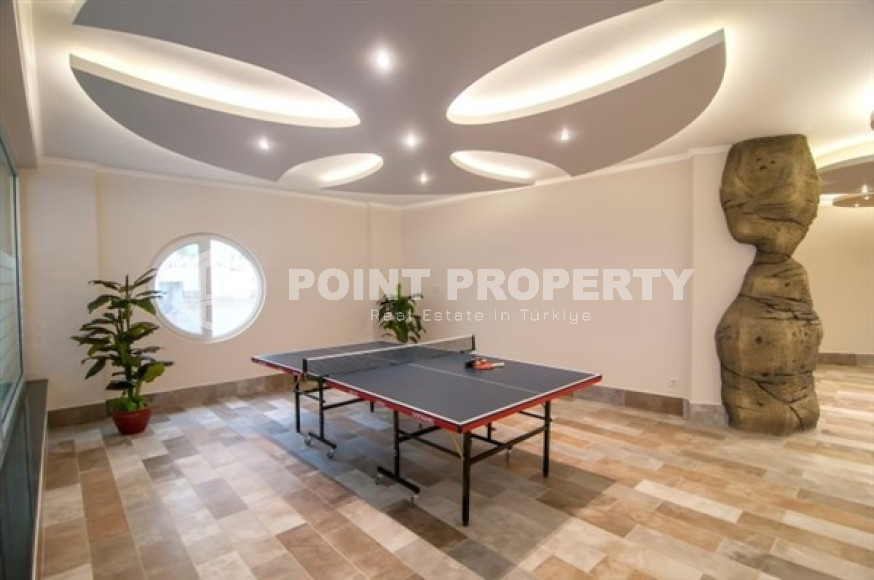 Меблированный дуплекс-пентхаус 3+1, 185м², с видом на море в районе Кестель, Аланья-id-1379-фото-34