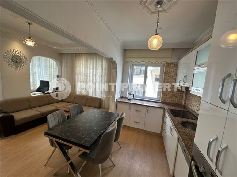 Ухоженная двухкомнатная квартира 68 м2 с мебелью, центр Аланьи-id-4648-фото-2