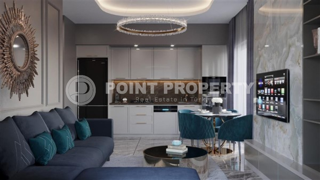 Апартаменты на 3 этаже в строящейся резиденции из двух корпусов в районе Оба-id-4651-фото-3