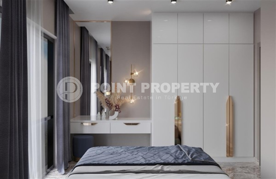 Апартаменты на 3 этаже в строящейся резиденции из двух корпусов в районе Оба-id-4651-фото-5