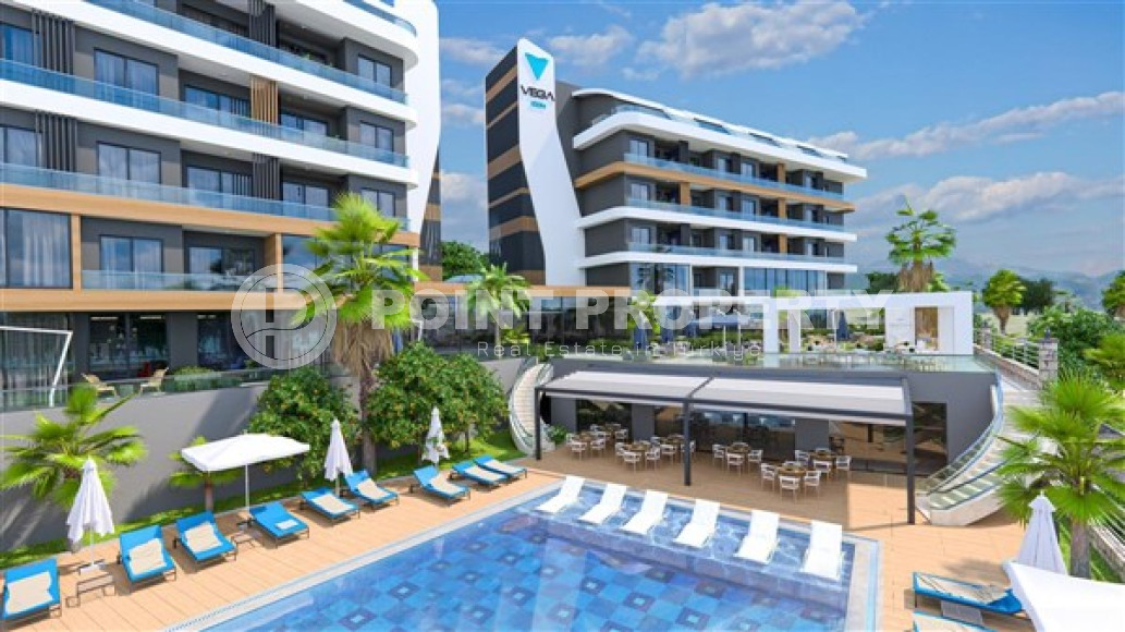 Апартаменты на 3 этаже в строящейся резиденции из двух корпусов в районе Оба-id-4651-фото-9