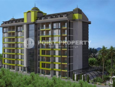 Современная квартира 50 м2 с планировкой 1+1 в строящемся комплексе, Газипаша-id-4654-фото-2