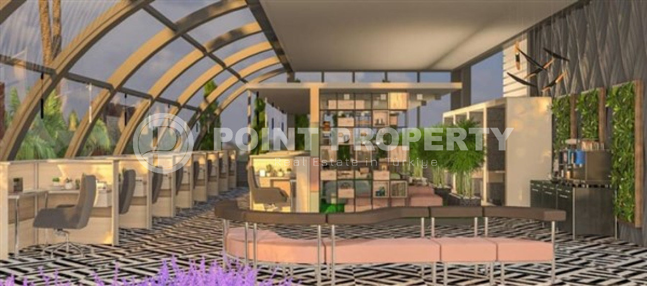 Современная квартира 50 м2 с планировкой 1+1 в строящемся комплексе, Газипаша-id-4654-фото-7