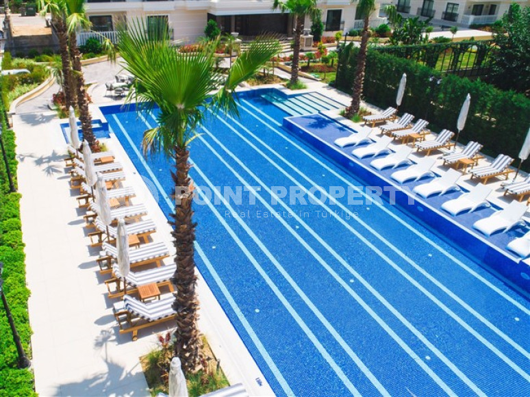 Exquisite apartment with an area of 101 m2 and two balconies 100 meters from the sea, Alanya center-id-4655-photo-23