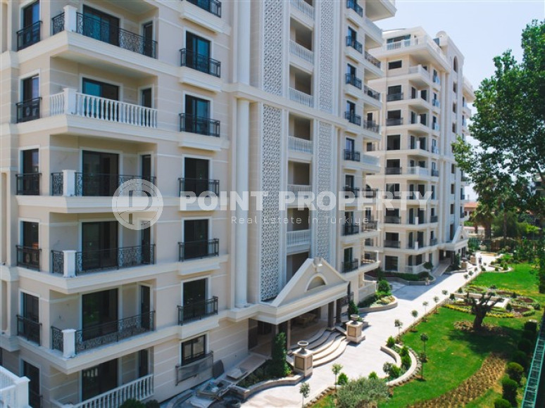 Exquisite apartment with an area of 101 m2 and two balconies 100 meters from the sea, Alanya center-id-4655-photo-27