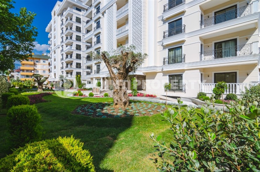 Exquisite apartment with an area of 101 m2 and two balconies 100 meters from the sea, Alanya center-id-4655-photo-28