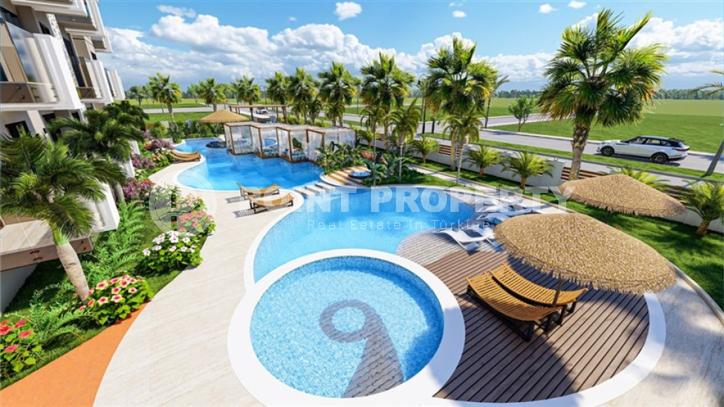 Apartment 2+1 in a new residence with a completion date of 12/30/2023. The central part of Alanya.-id-4656-photo-8