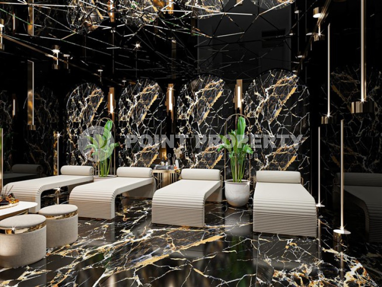 Apartment 2+1 in a new residence with a completion date of 12/30/2023. The central part of Alanya.-id-4656-photo-11