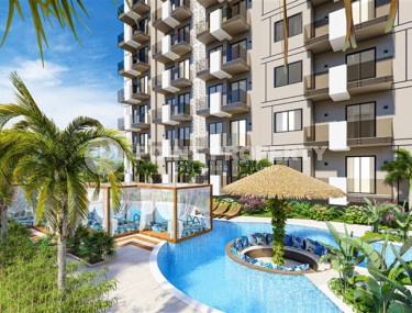 Апартаменты в резиденции на стадии строительства в 400 метрах от пляжа и набережной в центре Аланьи.-id-4660-фото-4